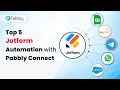 Top 5 Jotform Automations inside Pabbly Connect - Best Jotform Automation