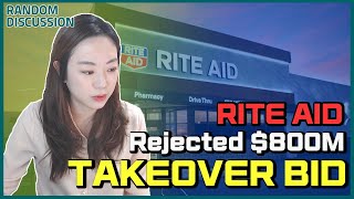Rite Aid rejected $800M takeover bid | Stock News
