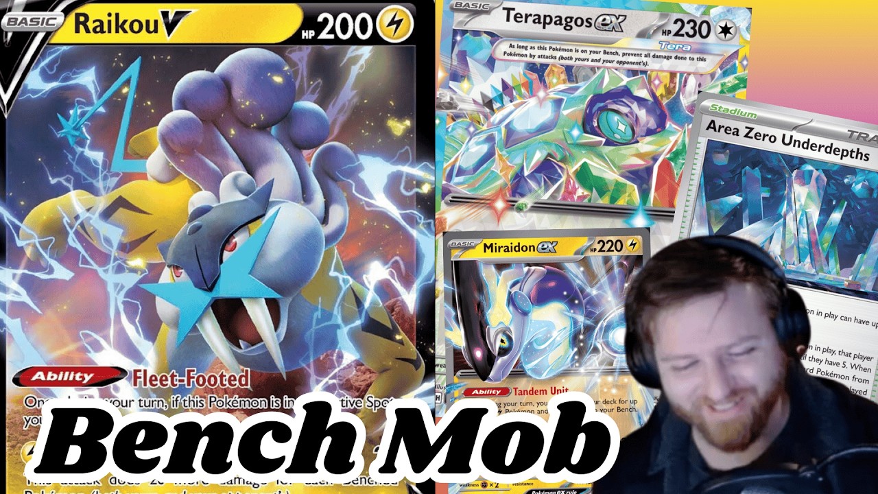 Electrifying TERAPAGOS ex And RAIKOU V Duo | Scarlet & Violet | Stellar Crown  | PTCG Live | Pokémon