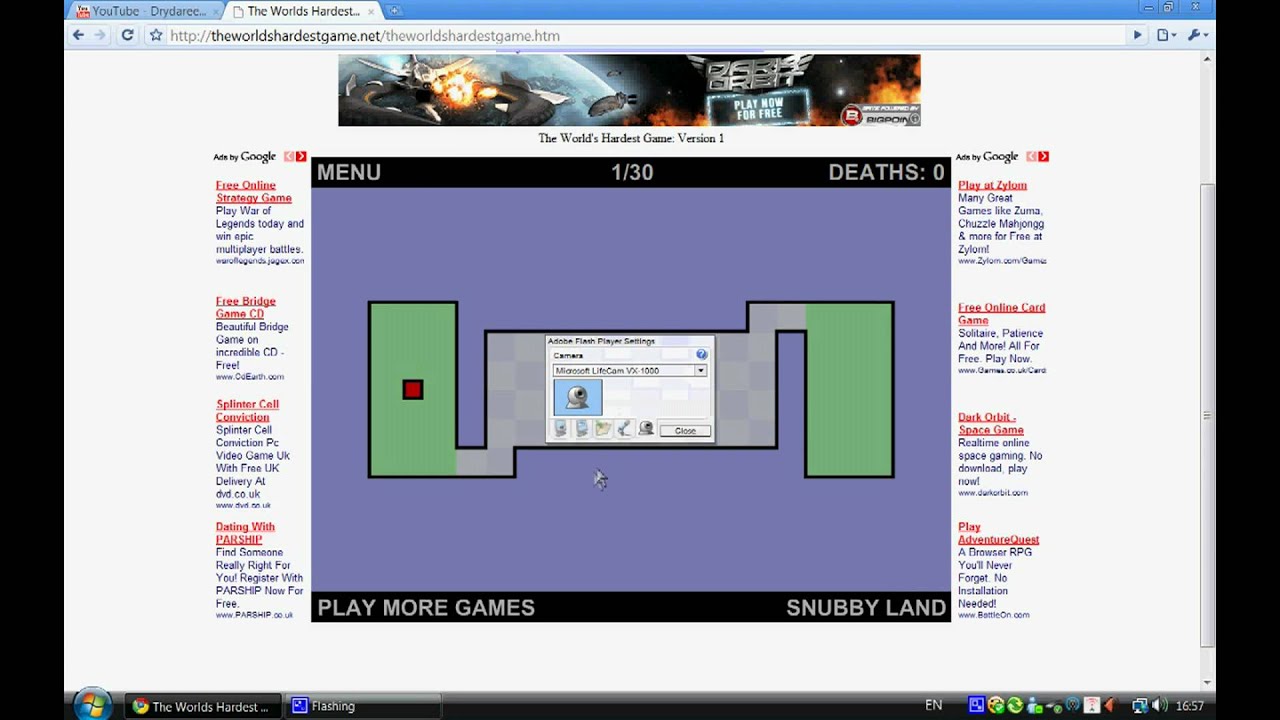 The worlds hardest game cheat youtube