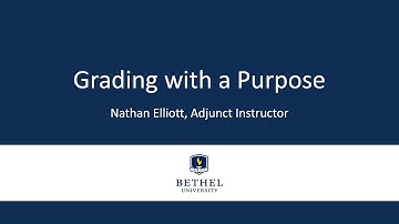 Grading with a purpose