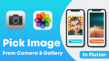 Pick Image From Camera and Gallery in Flutter #khoobcoding