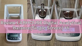 Review LABHOUSE Digital Analytical Balance(Single Screen) High Precise 1mg 500g Lab Scale External C Profile