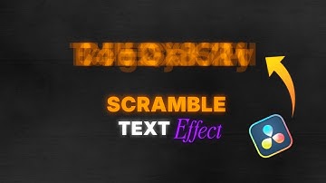 Scramble Text Animation | DaVinci Resolve 20 Tutorial (QUICK & EASY)