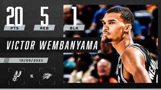 HIGHLIGHTS from Victor Wembanyama's preseason debut | NBA on ESPN