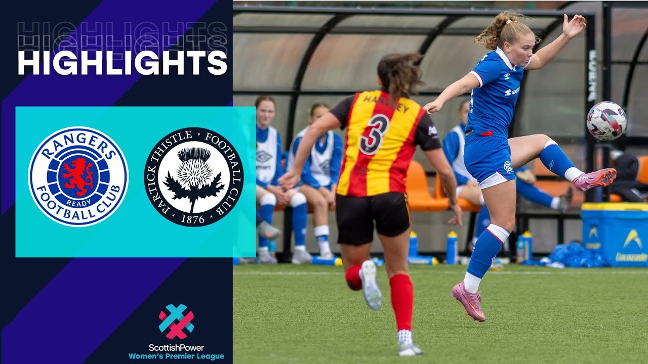Rangers v Partick Thistle | HIGHLIGHTS | ScottishPower Women's Premier League