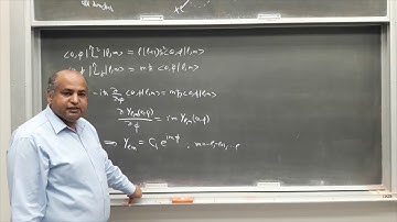 7- Eigenfunctions of Orbital Angular Operators (Spherical Harmonics)