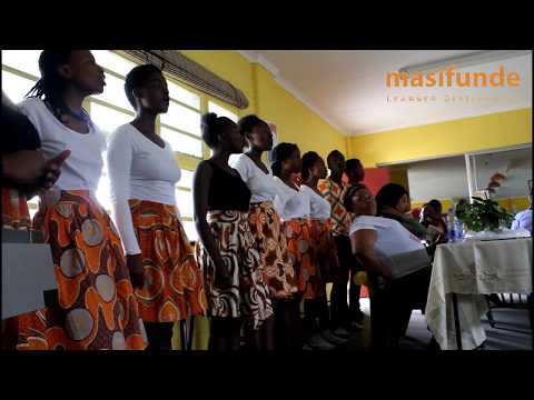 Masifunde Youth Choir performs "Ndiyimbokodo" for Eddie Vedder