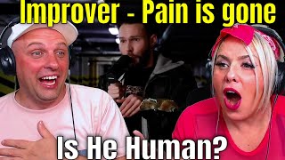 Is He Human IDK Improver - Pain is gone | Beatbox Drum and Bass | THE WOLF HUNTERZ REACTIONS