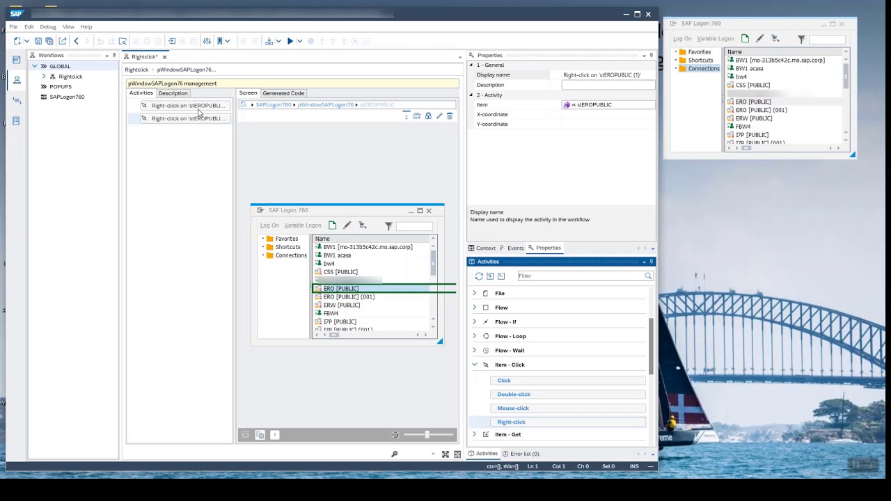 SAP Intelligent RPA: How to use the Right-Click activity