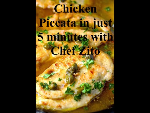 wie man ein Huhn Piccata machen
