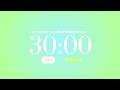 2 Hour Timer 🥝 || Pomodoro 4x25 with 5 min breaks!