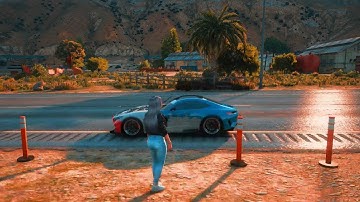 GTA 5 Next Level Graphics QuantV Mod And Realistic Gameplay On RX 6800XT Ultra Settings 4K60FPS