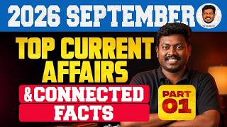 2026 SEPTEMBER TOP CURRENT AFFAIRS & CONNECTED FACTS PART 01 | MS PRADEEP | THE CA ANALYST