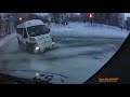 Момент ДТП с маршрутками в Ульяновске