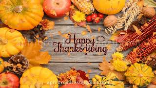 Thanksgiving Set 14 - Virtual Green Screen Background Loop