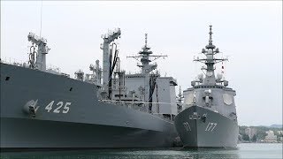 あたご、みょうこう イージス艦共演! 舞鶴軍港巡り