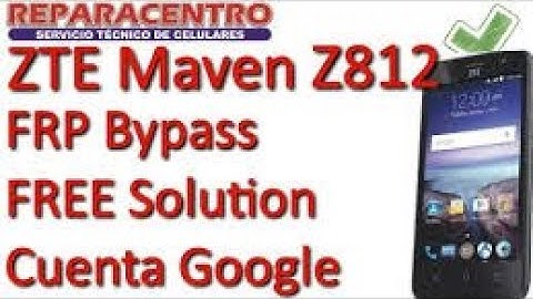 frp google account lock bypass ZTE 812,828 android 5.1.1