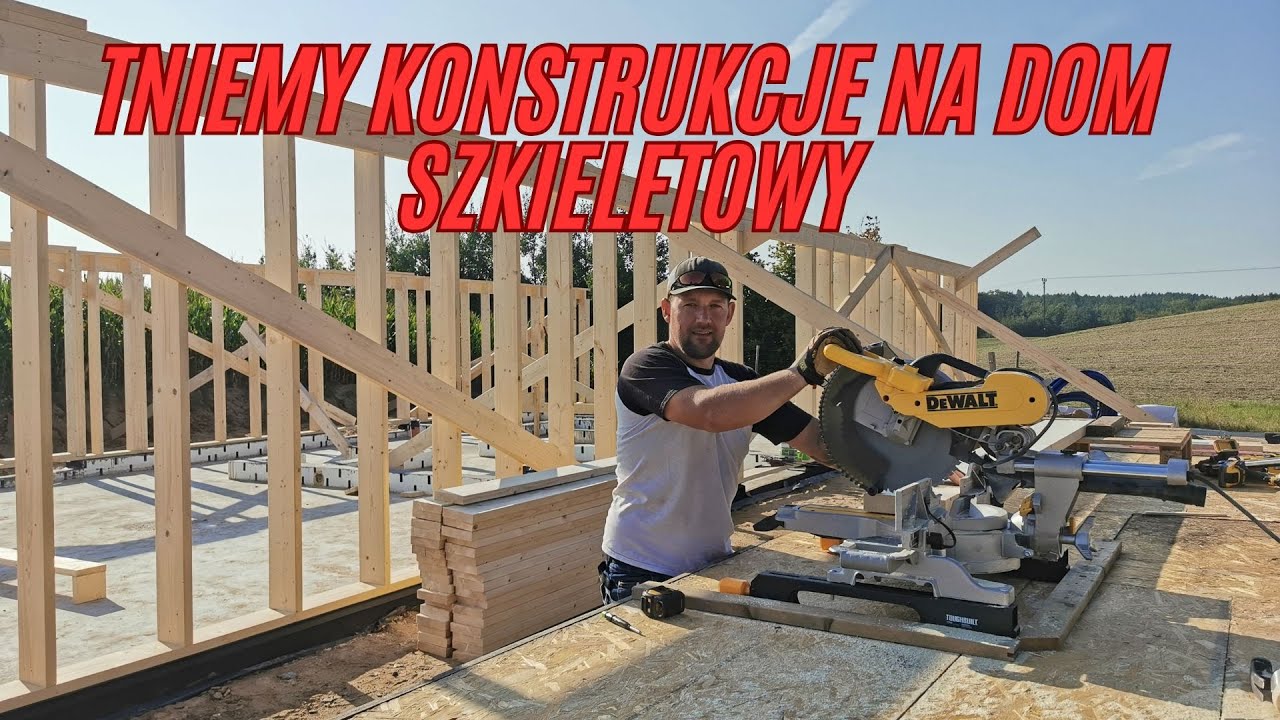 Tniemy konstrukcje pod dom szkieletowy #dom #domszkieletowy #konstrukcja #construction