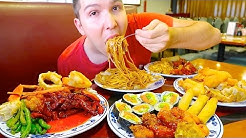 Massive Chinese Buffet • All You Can Eat • MUKBANG 