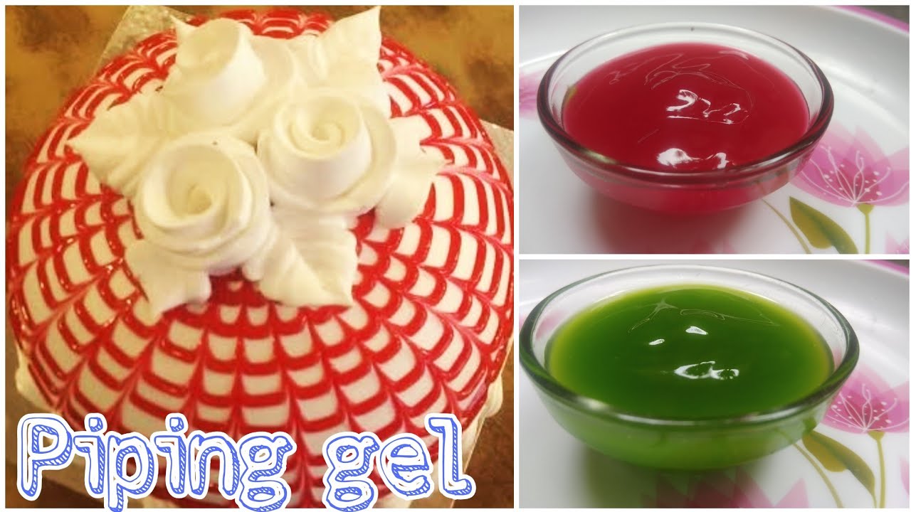 Home made piping gel Cake gelgel for cake decorations and writing