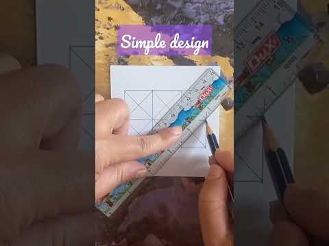 Easy Rectangle Pattern DesignShortsShortsvideoArtDrawingArtxBeyond