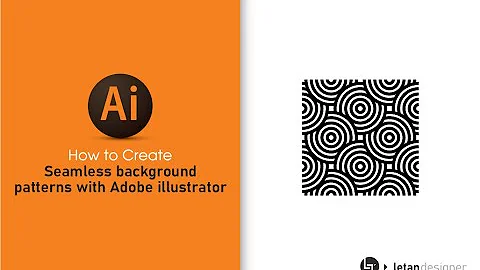 Adobe Illustrator Tutorials | How to create Seamless background patterns with Adobe illustrator_FULL