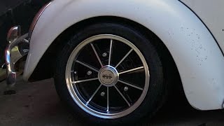 Changing Rims On The Low Rider 1964 VW Beetle