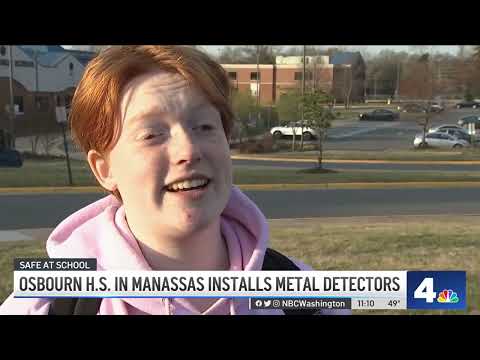 Manassas High School Installs Metal Detectors — a First in the City | NBC4 Washington