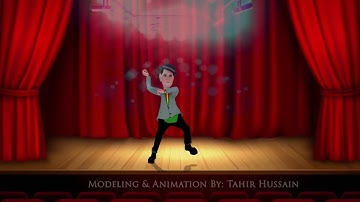 Gangnam Style 3d Animated Song#3d #Modeling #Animation