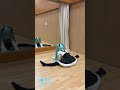 [着ぐるみ]ダンスの前にストレッチ運動をしましょう