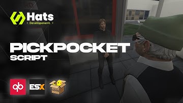 FiveM Pickpocket Script | hats-pickpocket | Dirty Money, Skill Checks, Fence System