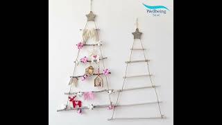 Weihnachtsbaum aus Holz / Wand Deko Holz Baum / Nachhaltig / Alternativ/ DIY