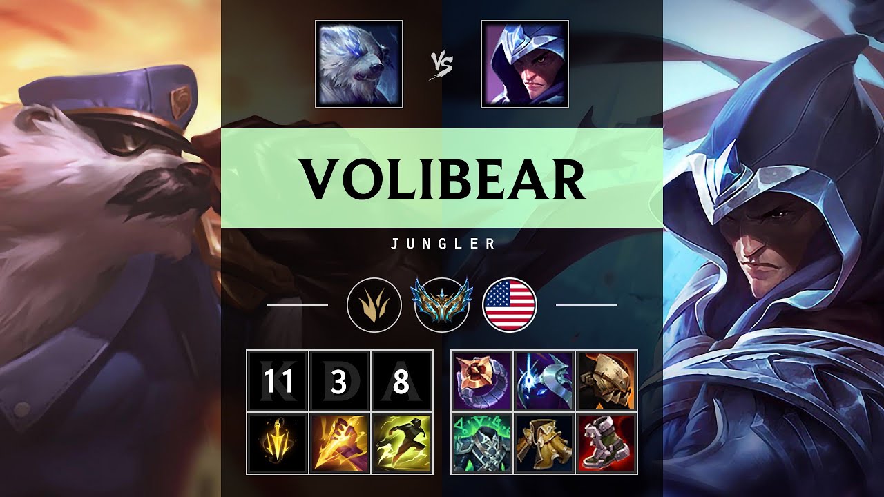 Volibear Jungle vs Talon - NA Challenger Patch 25.15