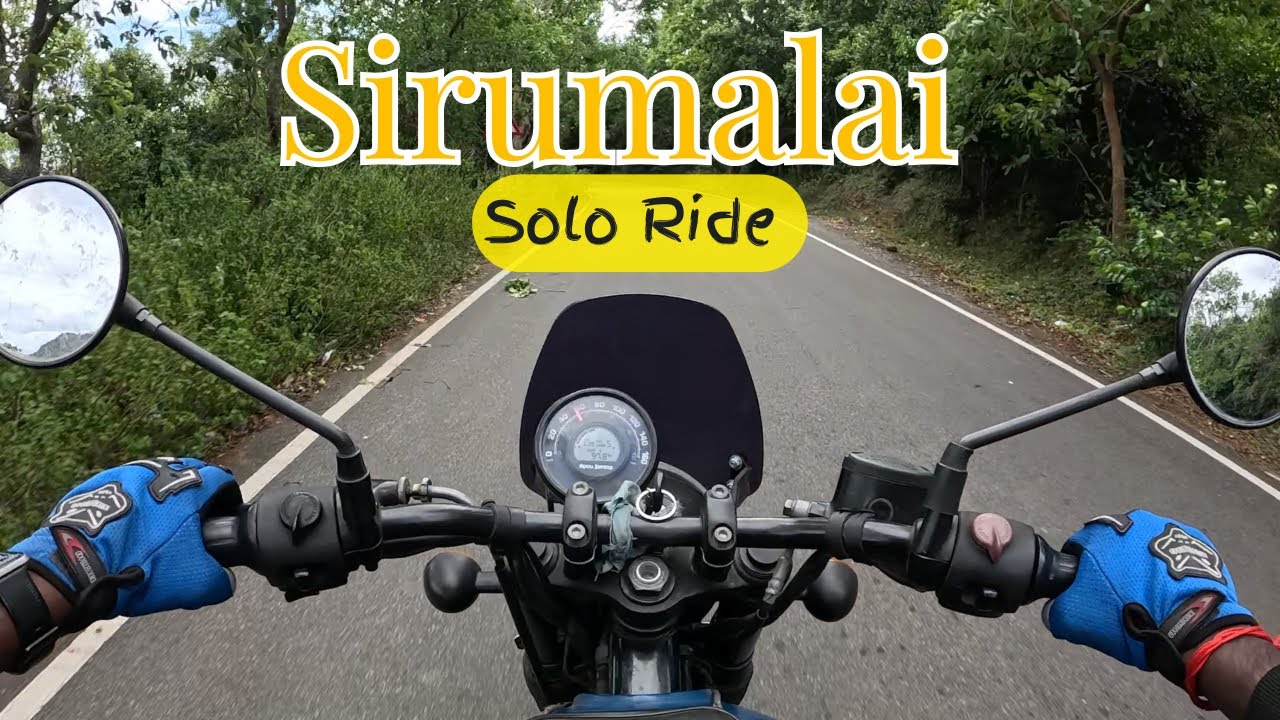Sirumalai Hill Bike Ride - Hidden Gem in Dindigul - Solo Ride #trending #Travel#soloride #motovlog 