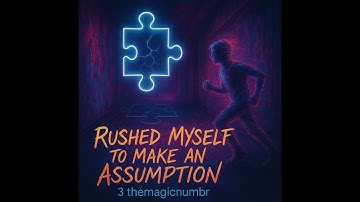 Rushed Myself to Make an Assumption — 3 themagicnumbr