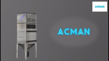 Industrial sinter plated dust collector, Delta 2 Herding filter sinter board dust extractor