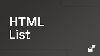 HTML Tutorial - 08 - HTML List | TechFerment