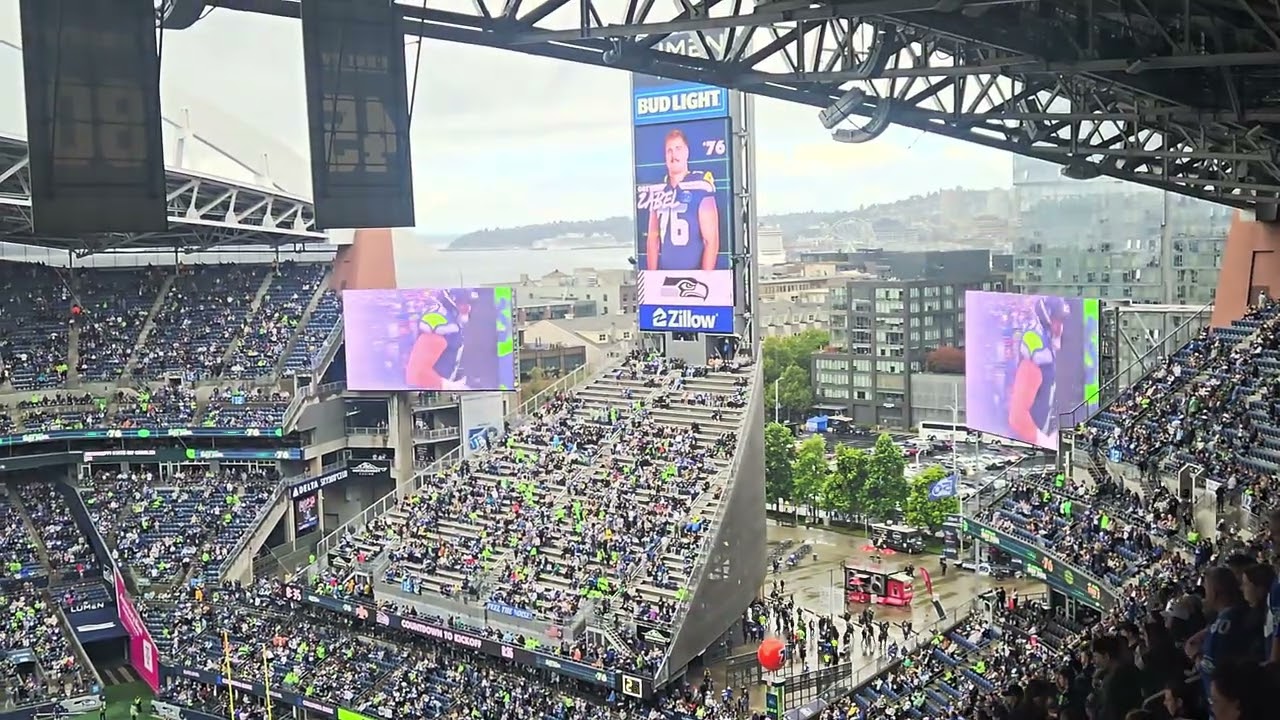 Seattle Seahawks Vs New Orleans Saints Team Intro September 21st 2025