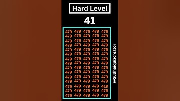 Find Odd Number | Locate 419 #oddnumber #viral #youtubeshorts #trending #tictok  #quiz #math #gk #yt