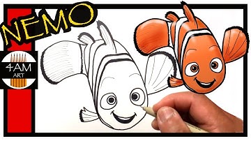 How to Draw NEMO (FINDING NEMO)