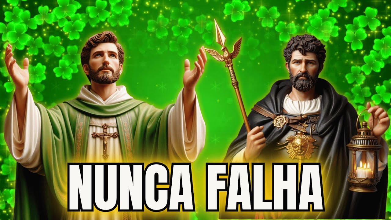 🍀💸 VOCÊ VAI TER UMA SORTE COMO NUNCA VIU com essa oração a São Cono e São Longuinho