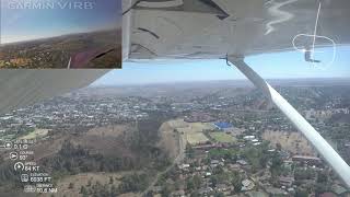 Joining overhead and Landing in Bethlehem with dual cam on final