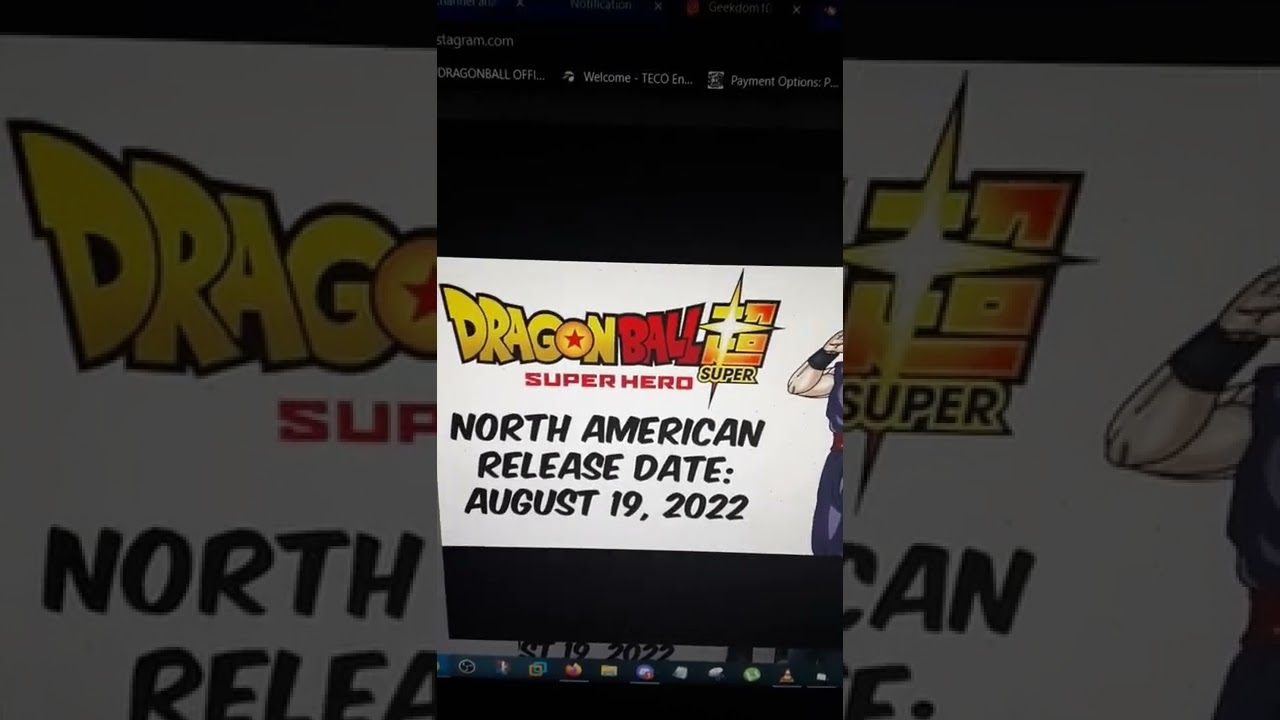 Dragon Ball Super Super Hero Official North American Release Date