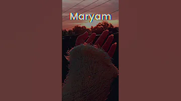 Maryam Letter Whatsapp Status 💕Maryam Name Status 🥀Maryam letter status 🥀Maryam letter status 🥀
