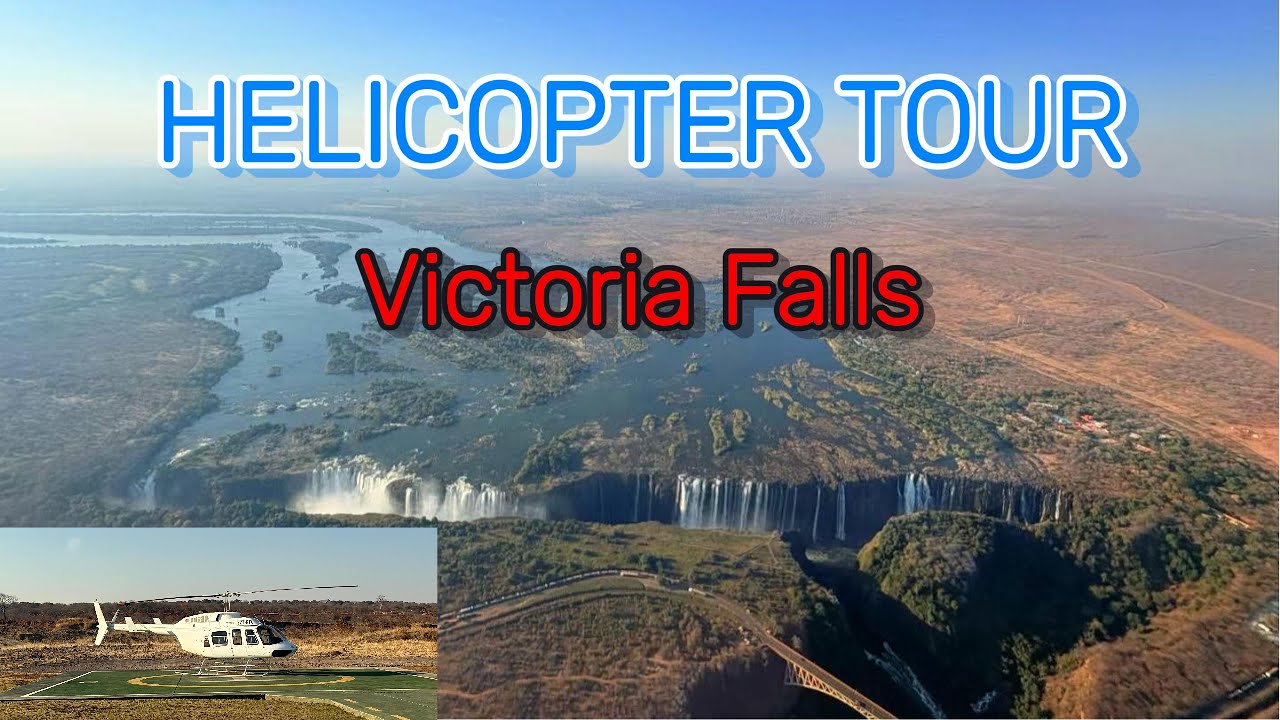 Africa Journey EP3 | Helicopter Tour Over Victoria Falls, Zimbabwe 🇿🇼 | 12-Minute Full Flight