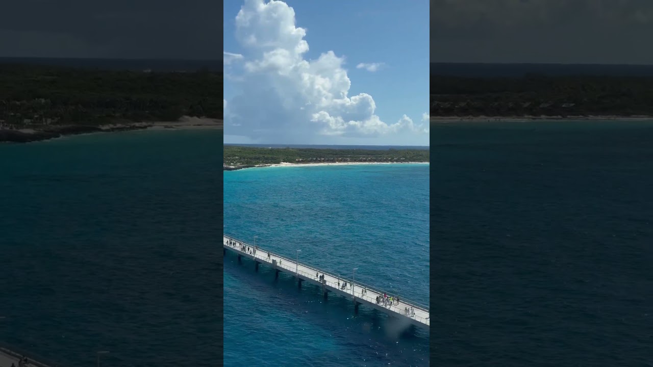 How long is the walk in Lookout Cay?#cruisevacation #disneycruise #disneydream #lookoutcay #beachday