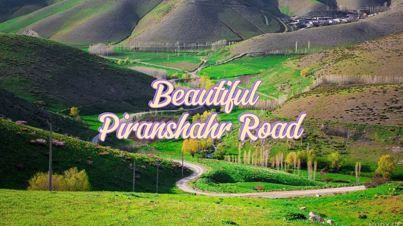 Driving through beautiful Piranshahr road