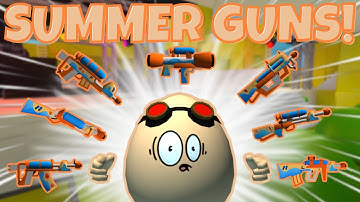 10 Kill Streak With Summer Guns! | New Update | Shell Shockers