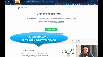 Using Monica Personal CRM (Open Source, Review)